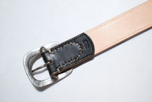 Load image into Gallery viewer, 'Western Ryder' Horsehide Belt (Black)