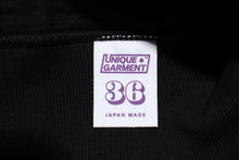 Load image into Gallery viewer, 12oz 'Pioneer' Loopwheel Zip Hoody (Shadow Black)