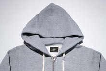 Load image into Gallery viewer, 12oz 'Pioneer' Loopwheel Zip Hoody (Heather Grey)