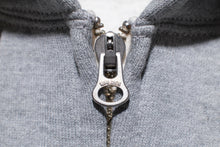 Load image into Gallery viewer, 12oz 'Pioneer' Loopwheel Zip Hoody (Heather Grey)