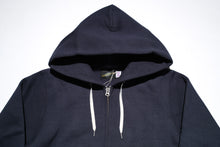 Load image into Gallery viewer, 12oz 'Pioneer' Loopwheel Zip Hoody (Midnight Navy)