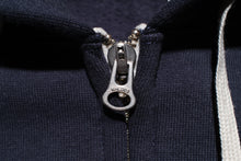 Load image into Gallery viewer, 12oz 'Pioneer' Loopwheel Zip Hoody (Midnight Navy)
