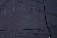 Load image into Gallery viewer, 12oz 'Pioneer' Loopwheel Zip Hoody (Midnight Navy)