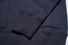 Load image into Gallery viewer, 12oz 'Pioneer' Loopwheel Zip Hoody (Midnight Navy)