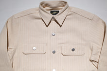 Load image into Gallery viewer, 'Officer' HBT Utility Shirt (Straw)