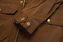 Load image into Gallery viewer, 'Birds View' Mountain Parka Brown Suede-Touch
