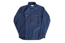 Load image into Gallery viewer, 'Deck Master' Moleskin C.P.O Jacketed Shirt (Royal Blue)