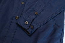 Load image into Gallery viewer, 'Deck Master' Moleskin C.P.O Jacketed Shirt (Royal Blue)