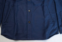 Load image into Gallery viewer, 'Deck Master' Moleskin C.P.O Jacketed Shirt (Royal Blue)