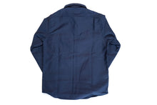Load image into Gallery viewer, 'Deck Master' Moleskin C.P.O Jacketed Shirt (Royal Blue)