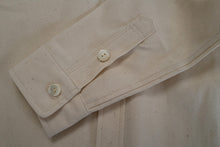 Load image into Gallery viewer, 11OZ IVORY CANVAS 'GATSBY' OXFORD SHIRT