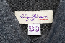 Load image into Gallery viewer, 9OZ 'STANLEY' SELVAGE CHAMBRAY WORK SHIRT (GREY)