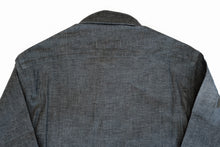 Load image into Gallery viewer, 9OZ 'STANLEY' SELVAGE CHAMBRAY WORK SHIRT (GREY)