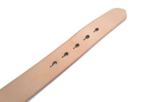 Load image into Gallery viewer, 'Garrison' Cowhide Belt (Tan)