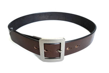 Load image into Gallery viewer, 'Garrison' Cowhide Belt (Brown)