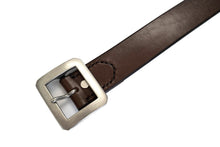 Load image into Gallery viewer, 'Garrison' Cowhide Belt (Brown)
