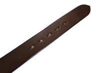 Load image into Gallery viewer, 'Garrison' Cowhide Belt (Brown)