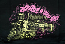 Load image into Gallery viewer, 'HAVE A GOOD TRIP’ LOOPWHEELED TEE (BLACK)