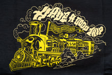 Load image into Gallery viewer, 'HAVE A GOOD TRIP’ LOOPWHEELED TEE (NAVY)