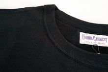 Load image into Gallery viewer, 7OZ ‘AIRY’ LOOPWHEELED TEE (BLACK)