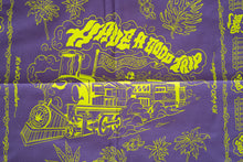 Load image into Gallery viewer, ‘HAVE A GOOD TRIP’ BANDANA (PURPLE)