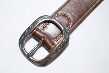 Load image into Gallery viewer, 'Western Ryder' Horsehide Belt (Brown)
