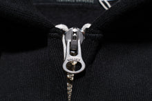 Load image into Gallery viewer, 12oz &#39;Pioneer&#39; Loopwheel Zip Hoody (Shadow Black)
