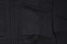Load image into Gallery viewer, 12oz &#39;Pioneer&#39; Loopwheel Zip Hoody (Shadow Black)
