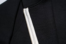 Load image into Gallery viewer, 12oz &#39;Pioneer&#39; Loopwheel Zip Hoody (Shadow Black)
