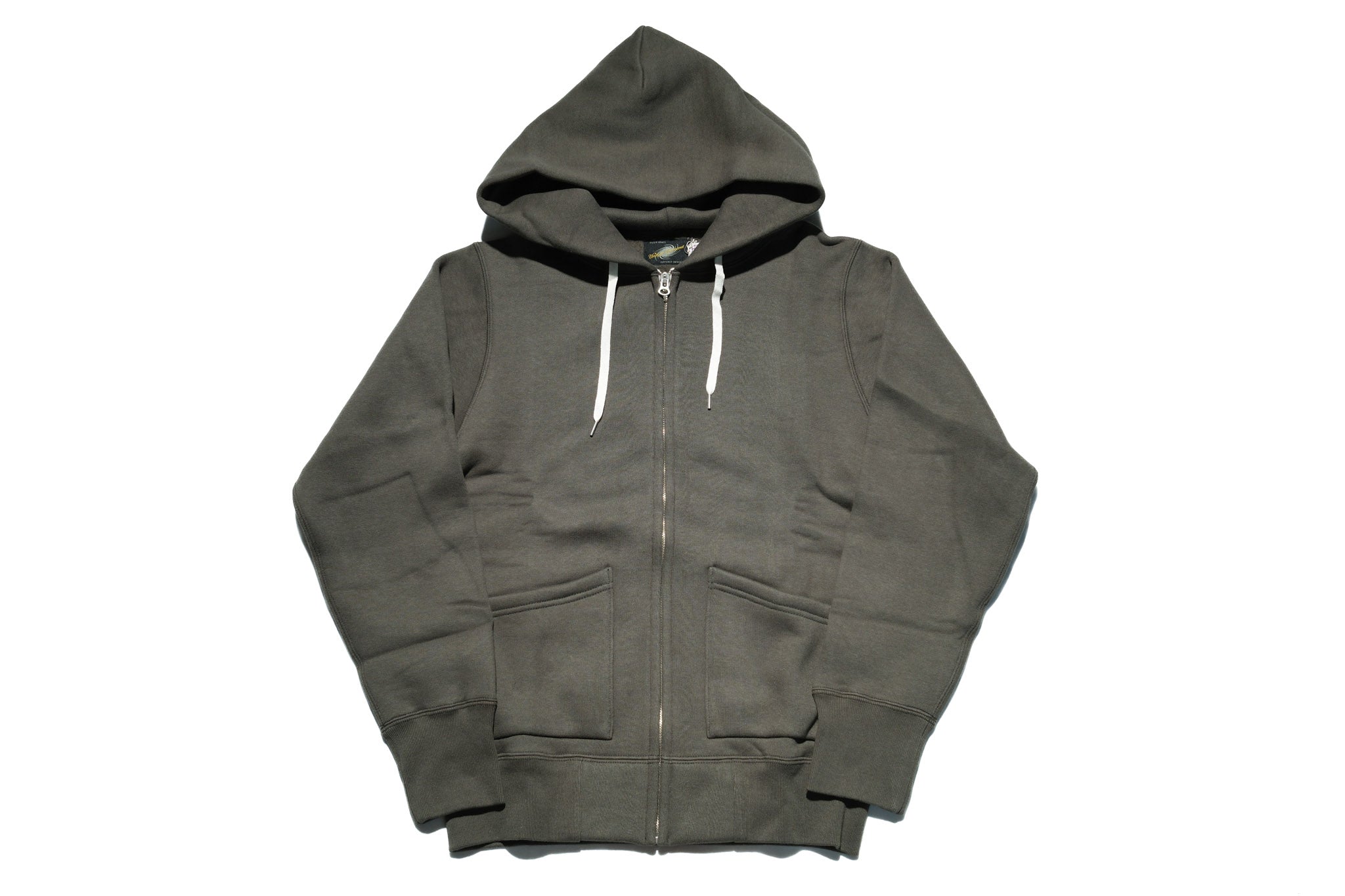 12oz 'Pioneer' Loopwheel Zip Hoody (Desert Olive)