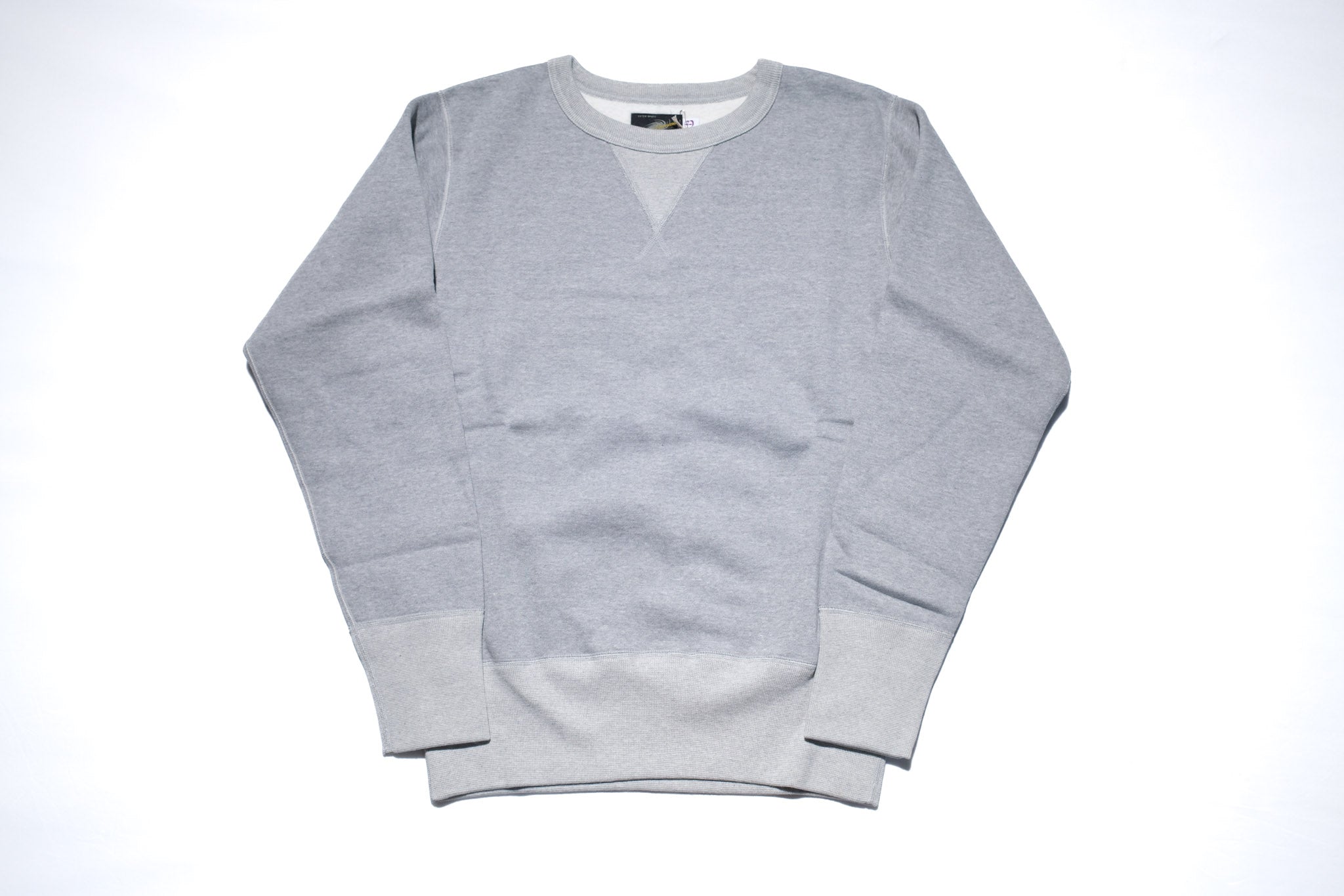 12oz 'Pioneer' Loopwheel Sweatshirt (Heather Grey)
