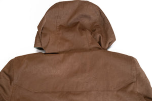 Birds View Mountain Parka Brown Suede-Touch
