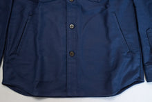 Load image into Gallery viewer, &#39;Deck Master&#39; Moleskin C.P.O Jacketed Shirt (Royal Blue)
