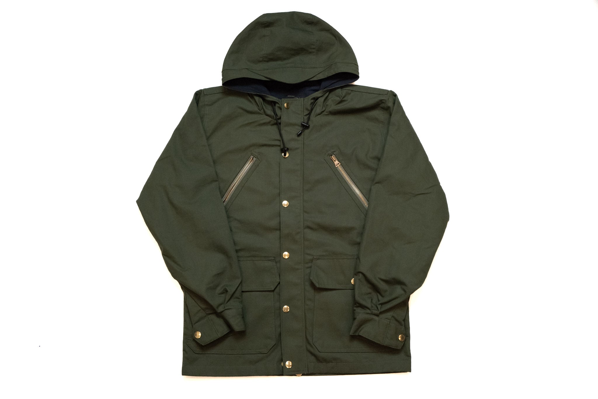 'Birds View' Mountain Parka Olive Cotton Ripstop