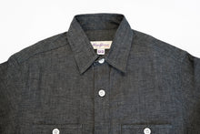 Load image into Gallery viewer, 9OZ &#39;STANLEY&#39; SELVAGE CHAMBRAY WORK SHIRT (GREY)
