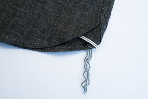 9OZ 'STANLEY' SELVAGE CHAMBRAY WORK SHIRT (GREY)