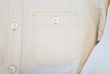 Load image into Gallery viewer, 9OZ &#39;STANLEY&#39; SELVAGE CHAMBRAY WORK SHIRT (CREAM)

