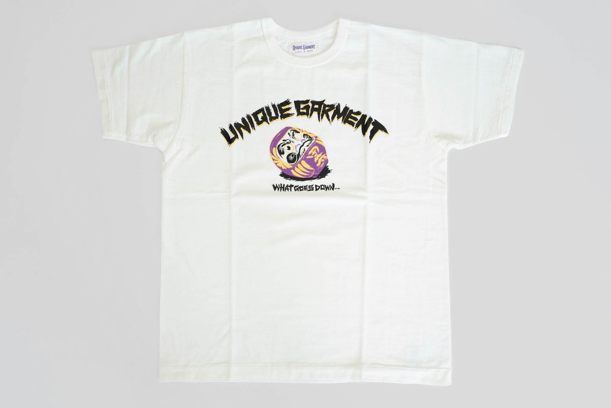 'MUST GO UP’ LOOPWHEELED TEE (WHITE)