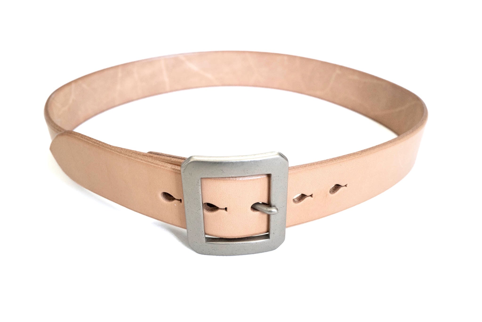 'Garrison' Cowhide Belt (Tan)