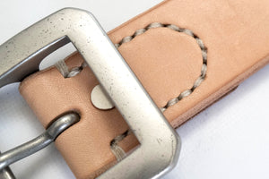 'Garrison' Cowhide Belt (Tan)