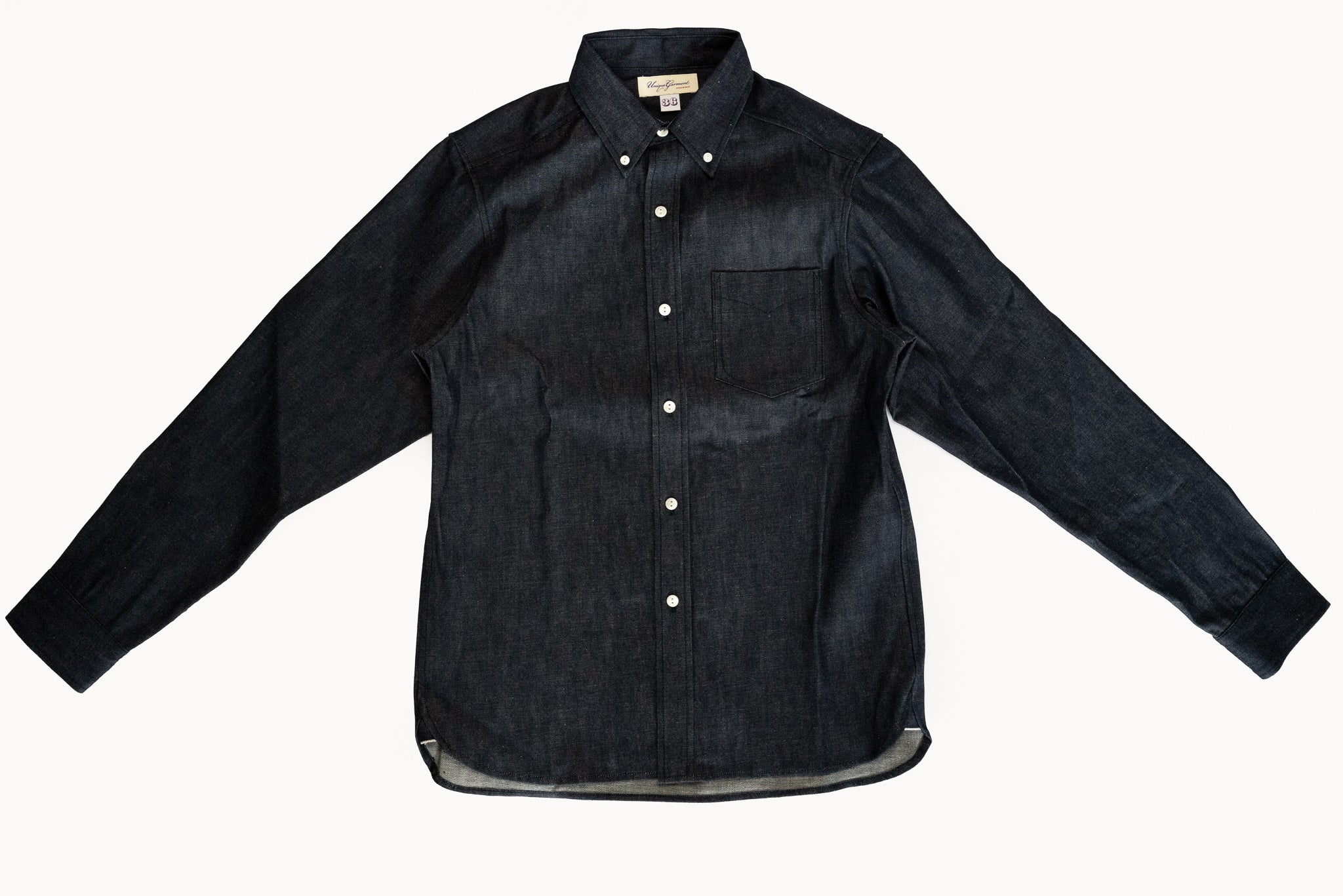 12OZ INDIGO DENIM 'GATSBY' OXFORD SHIRT