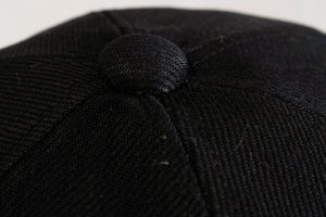 'Playa' Denim Ball Cap (Black)