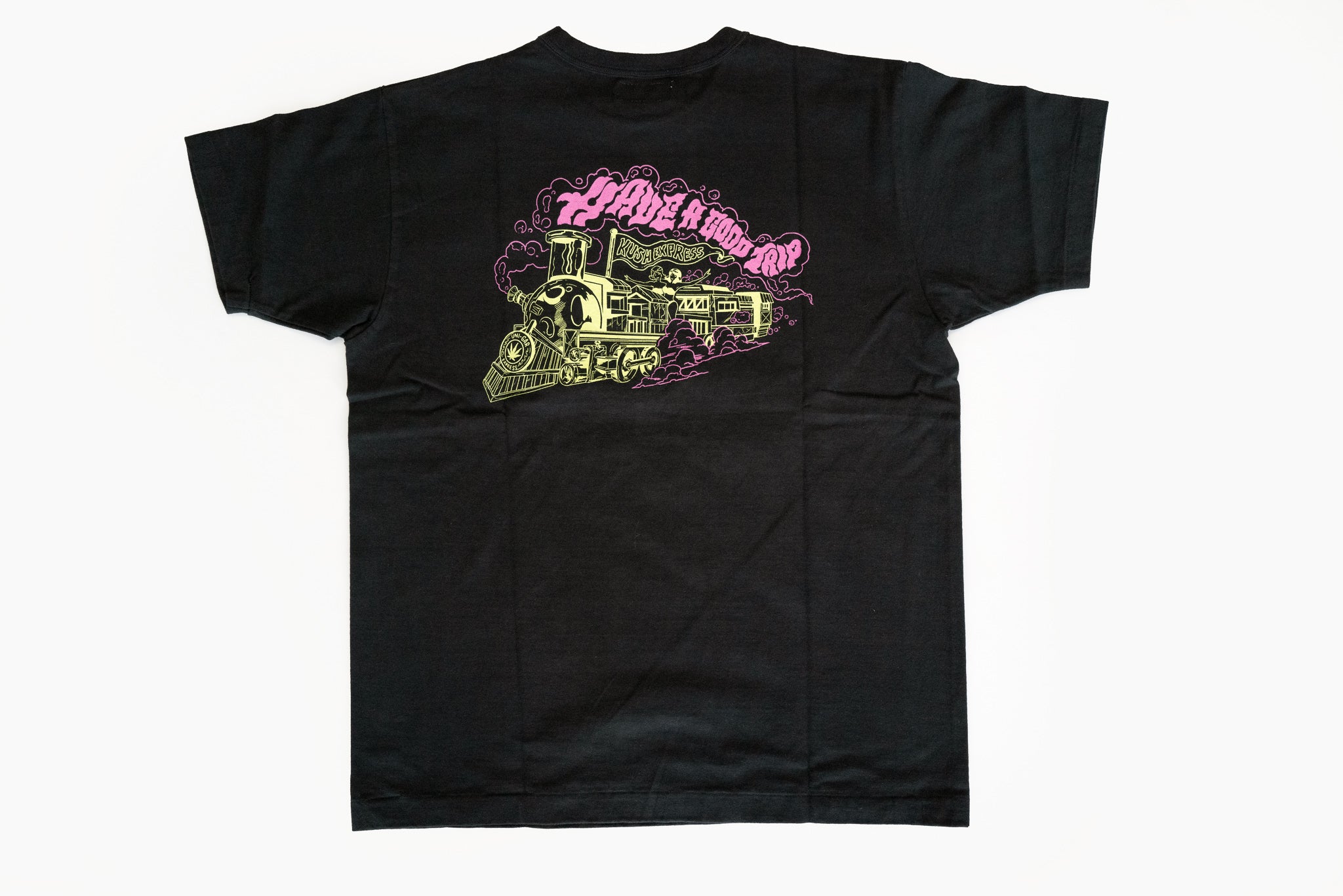 'HAVE A GOOD TRIP’ LOOPWHEELED TEE (BLACK)