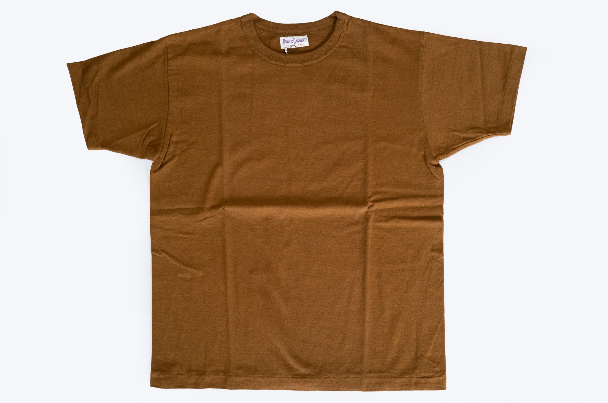 7OZ ‘AIRY’ LOOPWHEELED TEE (BROWN)