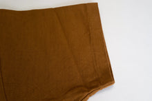 Load image into Gallery viewer, 7OZ ‘AIRY’ LOOPWHEELED TEE (BROWN)
