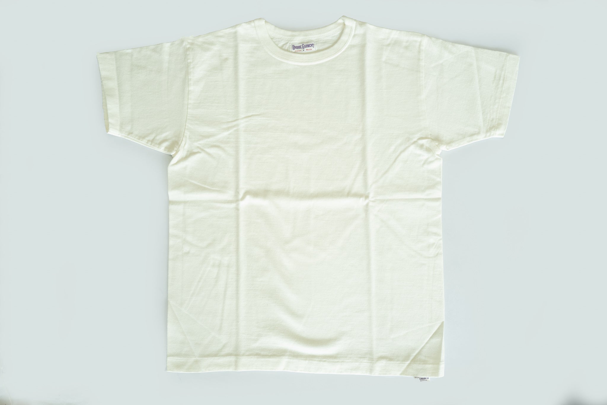 7OZ ‘AIRY’ LOOPWHEELED TEE (WHITE)