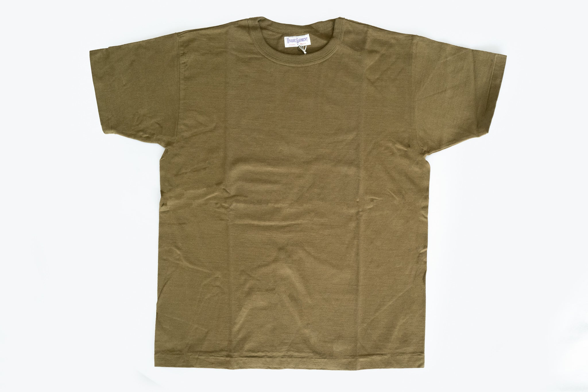 7OZ ‘AIRY’ LOOPWHEELED TEE (OLIVE)